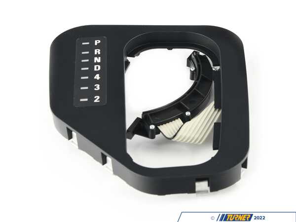 Genuine BMW Genuine BMW Cover, Gear Selecting Lever Schwarz - 51168186977 - E39 51168186977