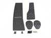 Rennline MINI R5X Rennline 4-Piece Pedal Set - Black  P716096BLACK View 1