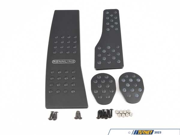 Rennline MINI R5X Rennline 4-Piece Pedal Set - Black  P716096BLACK