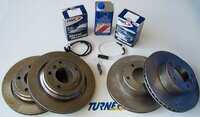Packaged by Turner Complete Front & Rear Brake Package for E53 X5 3.0i / 4.4i TMS339079