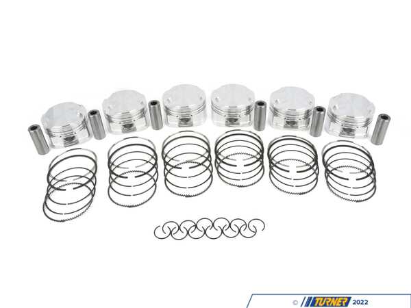 VAC Motorsports JE Pistons Forged Piston Set - 84mm - 10.5:1 - M52 JE-FPS-M52-84-10