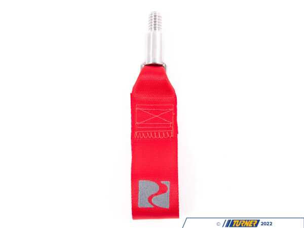 Rennline Strap Style Tow Hook - Red E310