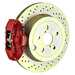 Brembo 99-05 323i, 325i, 328i (Excluding xDrive) (E46), Rear, Drilled, Red, 2 Piston, 294x19 1-Piece 2E4.4002A2 View 1