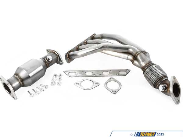 Racing Dynamics High Flow Sport Cat Header   1300853550 130.08.53.550
