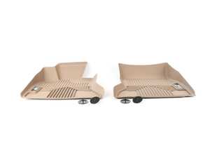 Genuine BMW All Weather Floor Liners Front - Beige