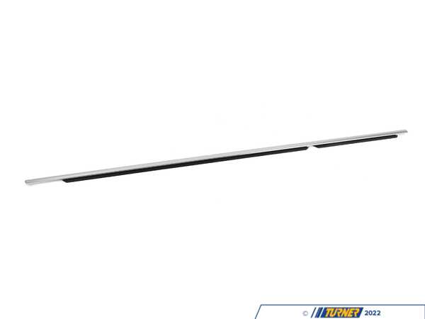 Genuine BMW Genuine BMW Outer Weatherstrip, Right Chrom - 51348194774 - E46 51348194774