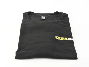 '034Motorsport' Logo Shirt - Black - Mens Large