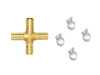 Bremmen Parts MINI W11 Distribution Piece - Brass With Clamps  17127518613KT View 1