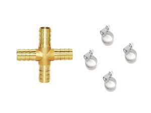 MINI W11 Distribution Piece - Brass With Clamps 