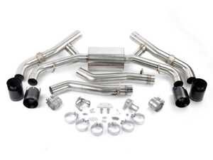 DINAN VALVED AXLE-BACK EXHAUST - Black Tips - 2020-2025 BMW X5M/X6M