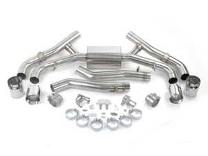 DINAN VALVED AXLE-BACK EXHAUST - Chrome Tips - 2020-2025 BMW X5M/X6M