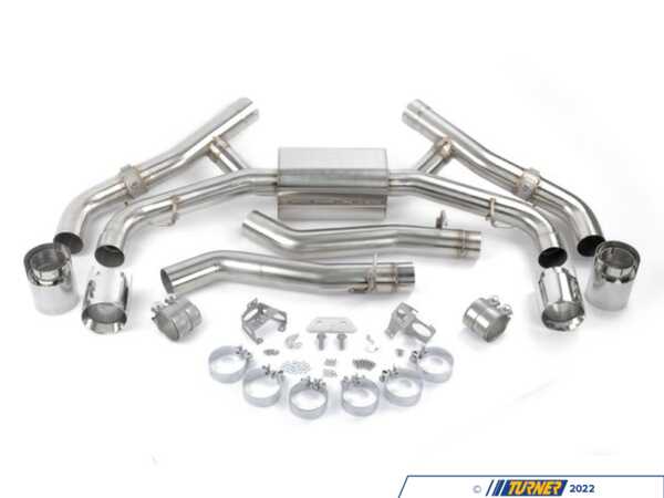 Dinan DINAN VALVED AXLE-BACK EXHAUST - Chrome Tips - 2020-2025 BMW X5M/X6M D660-0090