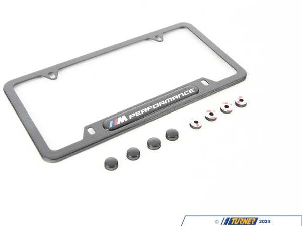 Genuine BMW M PERFORMANCE PLATE FRAME - 82125A1C497
