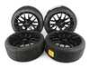 Alzor 18" Alzor Style 030 "Ready-To-Roll" OEM+ Fitment Square Wheel & Tire Package - w/ Ironman Tires - Mercedes W204 C-Class MB-030-18-00 View 1