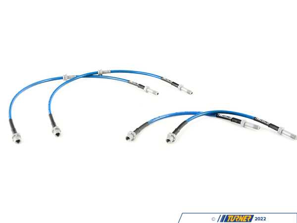 Turner Motorsport Stainless Steel Brake Lines - Complete Kit - I01 i3 047495la03aKT