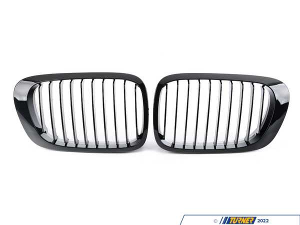 ECS Black Center Grills - E46 323Ci 328Ci 325Ci 330Ci 00-03 - All E46 M3 GLOSS BM01-4603-BK