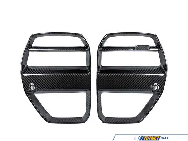 AUTOTECKNIC AutoTecknic Dry Carbon Motorsport V1 Front Grille - Includes Emblem - G82/G83 M4 W/ Active Cruise Control BM0414DCGV1M4ACC