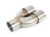 Turner Motorsport Turner Motorsport Double Wall Straight Cut Exhaust Tip - 3.0 Inlet - 3.5 OD - Stepped Left - Brushed Stainless 026732TMS06-16 View 6