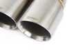 Turner Motorsport Turner Motorsport Double Wall Straight Cut Exhaust Tip - 3.0 Inlet - 3.5 OD - Stepped Left - Brushed Stainless 026732TMS06-16 View 7