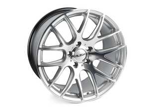 18" Style 040 (18x9.5, ET38, 5x120, 72.6CB) - Hyper Silver/Machined Face, single wheel