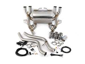 E90 E92 M3 Turner Motorsport Stainless Steel Valved Axle Back Exhaust - Chrome ECS Exhaust Tips