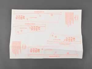 Genuine BMW Set Of Templates, Door, Front - 01292317852 - F30,F31