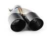 Turner Motorsport Turner Double Wall Slash Cut Exhaust Tip - 2.75 Inlet - 3.5 OD - Stepped Left - Titanium Black Chrome 026732TMS03-10 View 5