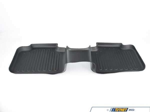 Genuine MINI F60 Rear Floor Mat Liners Black - Set 82112472309