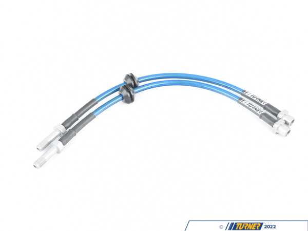 Turner Motorsport Stainless Steel Brake Lines - Rear - IX 047509LA02