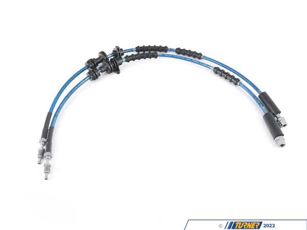 Turner Motorsport Stainless Steel Brake Lines - Front - i8 047565LA01