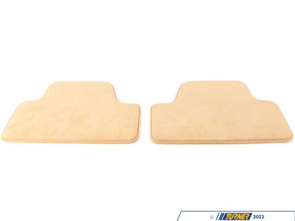 Genuine BMW SET OF FLOORMATS, REAR 51477910610