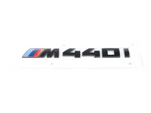 BMW M Model Badge - Black High-Gloss - M440i