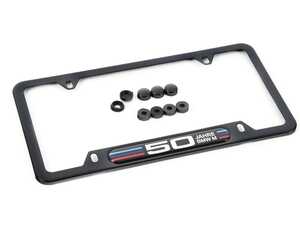 BMW 50 Years M License Plate Frame