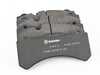 Brembo Front Brake Pad Set, Brembo HP1000/FM1000 107955113 View 2
