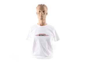 MINI JCW MEN'S Logo T Shirt Logo White - Small