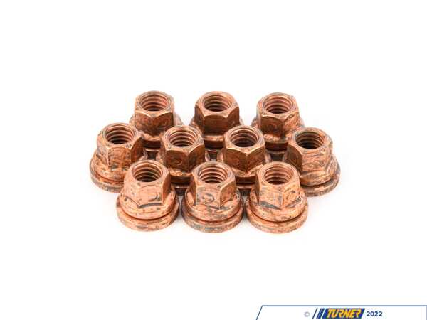 Genuine BMW Nut - Pack Of 10 11627588104KT