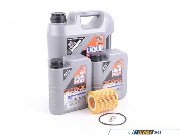 Packaged by Turner Liqui Moly Special Tec LL Oil Change Kit / Inspection I 071199631290KT