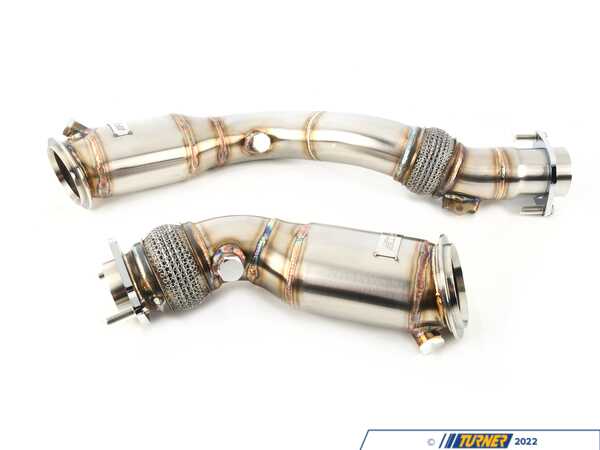 CTS CTS 3" Stainless Steel Downpipe With High-Flow Cats - F8X S55 EXH-DP-0025-CAT