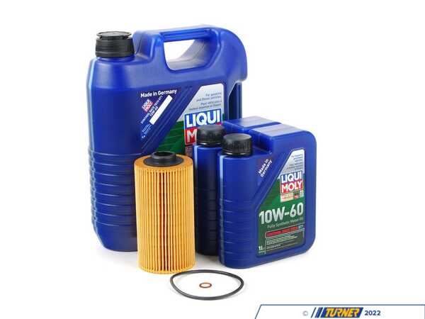 Packaged by Turner Liqui Moly Race Tech GT1 Oil Change Kit E39M5INKT5-KT
