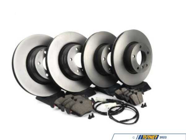 Packaged by Turner Front And Rear Brake Service Kit E9X330XIRPSKT-KT