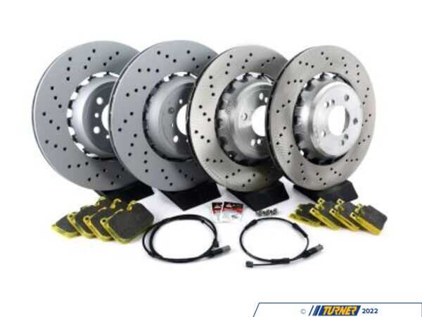 Packaged by Turner Front and Rear Performance Brake Service Kit 34212284812-KT