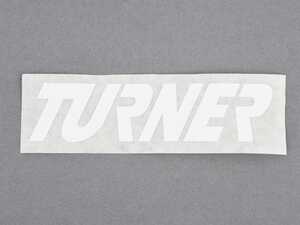 Turner Motorsport Sticker(White) - 2.5 x 5.5
