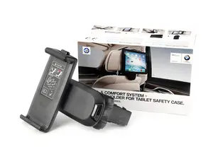 Genuine BMW Seat Back Tablet Holder & Base Support Set