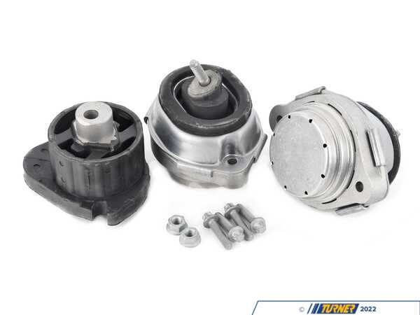 Packaged by Turner OE Engine And Transmission Mount Kit - E53 X5 M54 (Up to 10/2003) E53X56DMKT