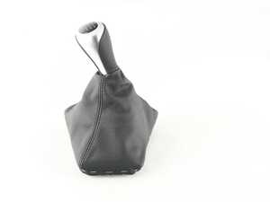 Genuine BMW Leather Shift Knob With Boot - 25117592906