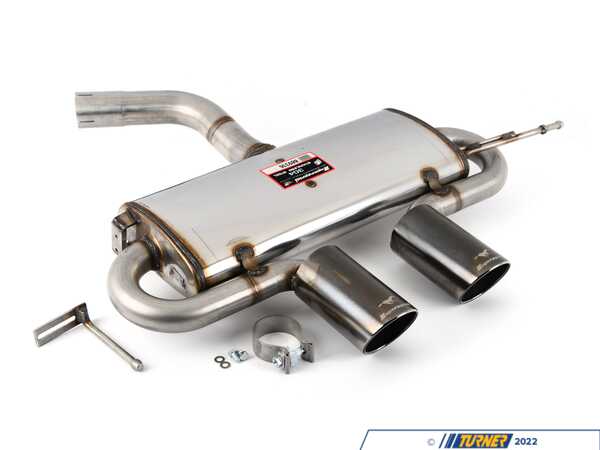 Supersprint VW GOLF V GTI 2.0 TSi (200 Hp) '05 -> '08 (For GOLF V R32 Rear bumper) Rear exhaust OO100 "Black" 889336