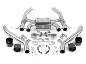 BMW M3/M4 Dinan Valved Axle Back - 2021-2023  - Black Tips