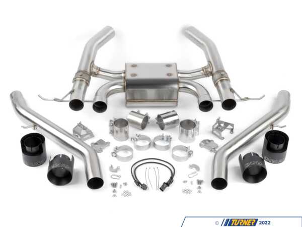 Dinan BMW M3/M4 Dinan Valved Axle Back - 2021-2023  - Black Tips D660-0093-BLK