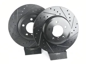 Front V5 Drilled & Slotted Brake Rotors - Set (325x25)