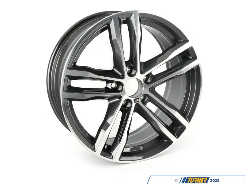 361° Chicago Wheel Service. 19x8 BMW 430i, 440i Machined Dark